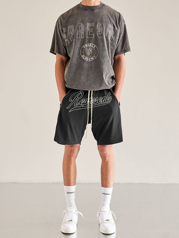 Atmungsaktive Mesh-Trainingsshorts für Herren-2