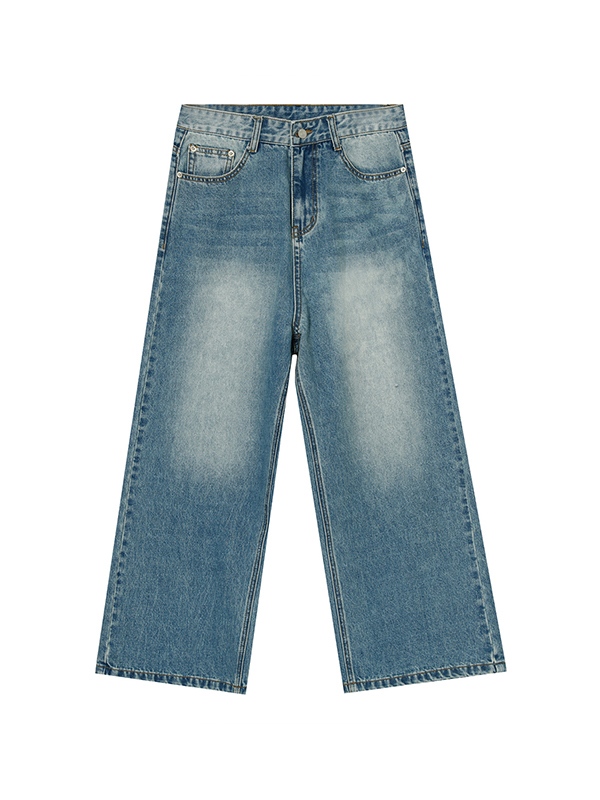 Herren-Jeans im Grind-Design in Weiß-3