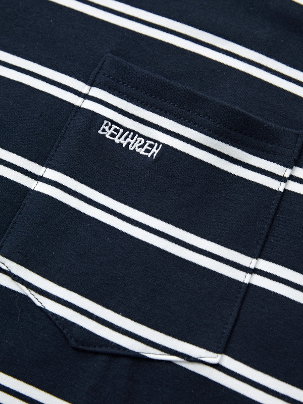 Langärmliges Pull-Over-T-Shirt für Herren mit Streifenmuster-4