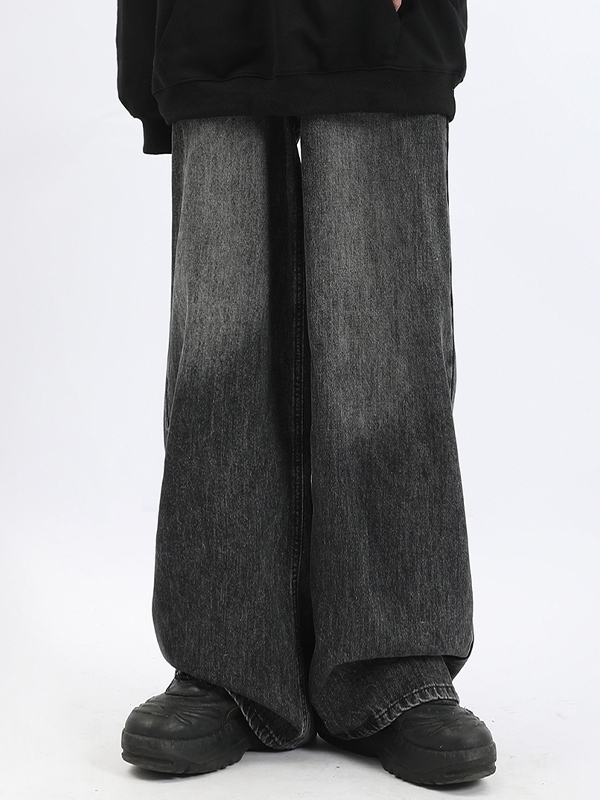 Lockere Jeans mit verwaschenem Cool-Print für Herren-2