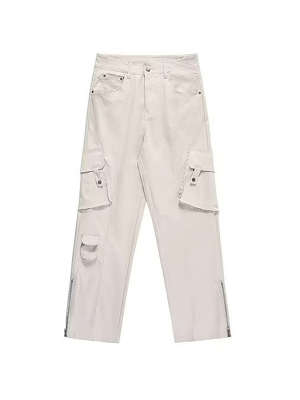 Herren-Cargohose mit mehreren Taschen und Reißverschluss-2