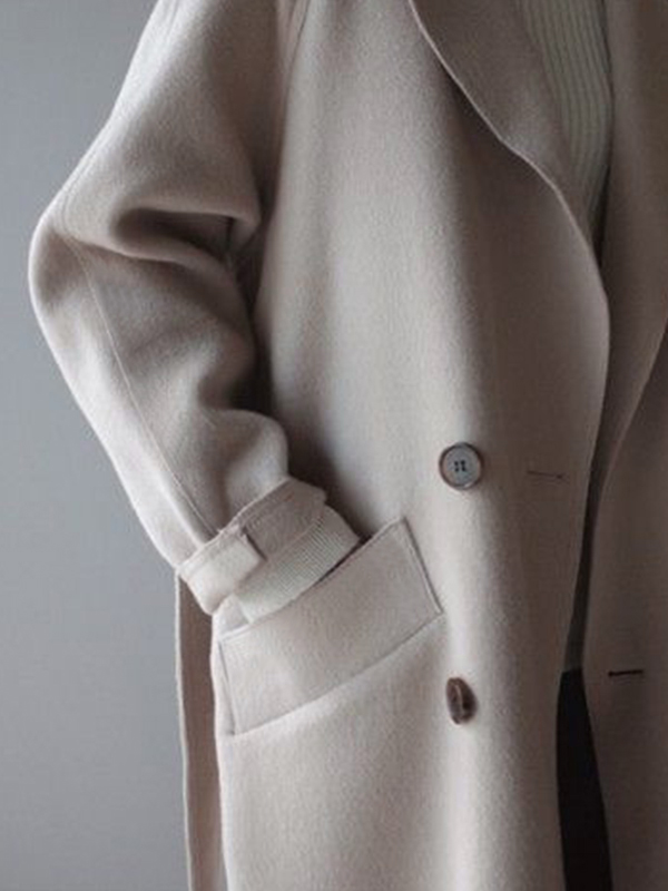 Zweireihige Jacke mit Gürtel-2