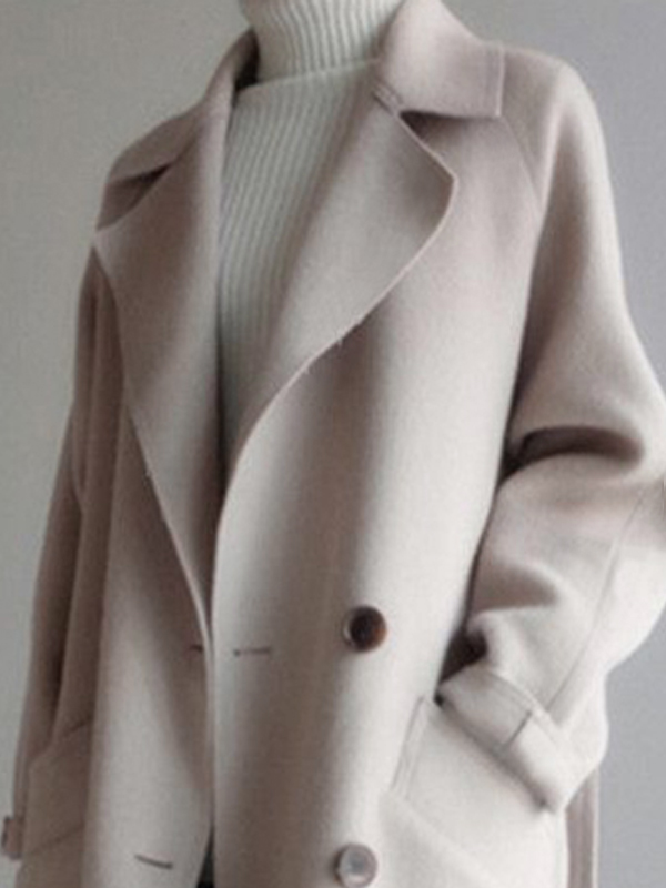 Zweireihige Jacke mit Gürtel-1