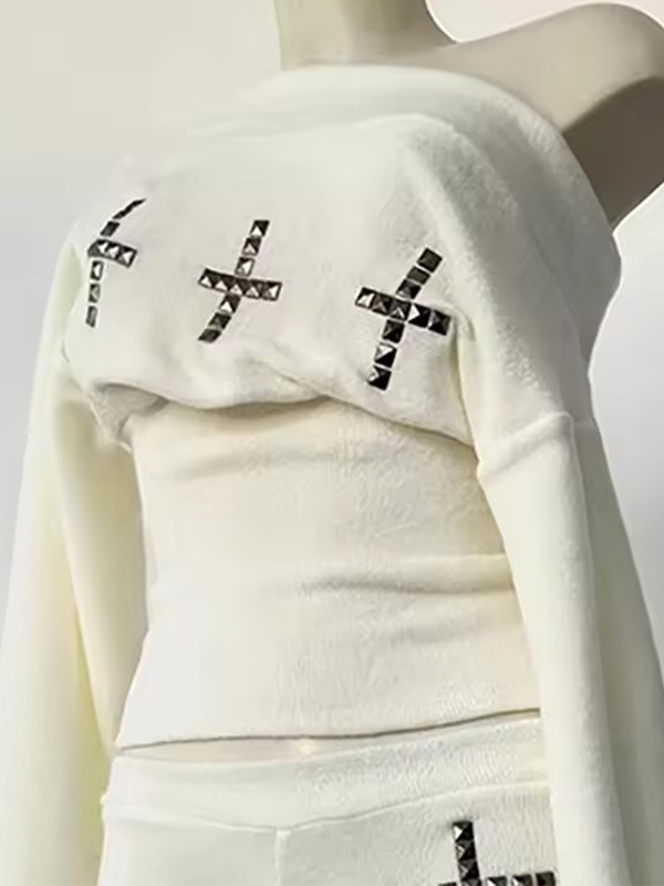 Cross Vintage Pullover mit Rundhalsausschnitt-2