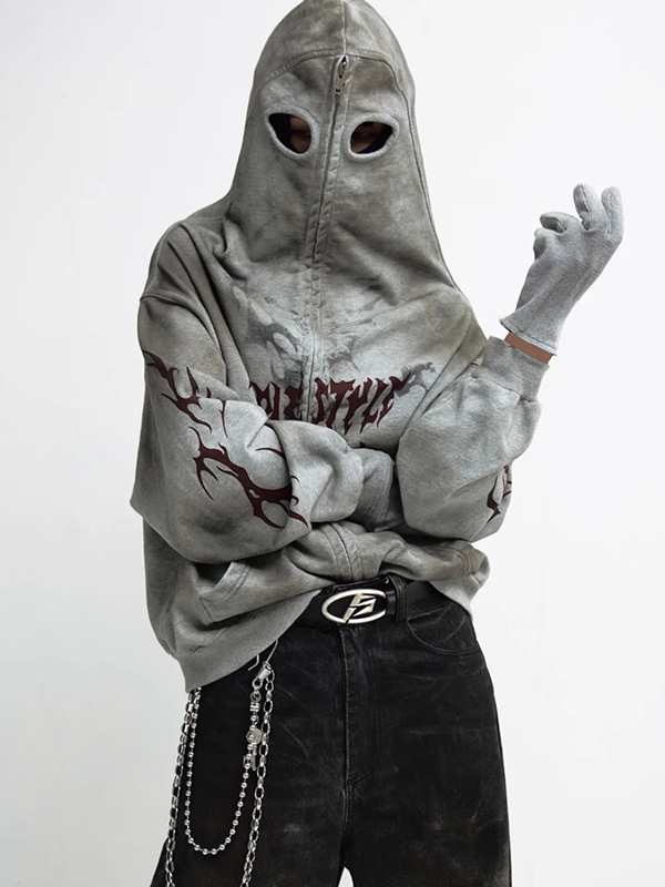 Retro-Sweatshirt der Nischenmodemarke-1