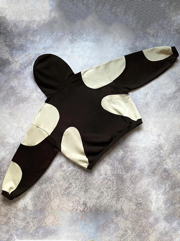Sweatshirt mit Patchwork-Farbblock-1