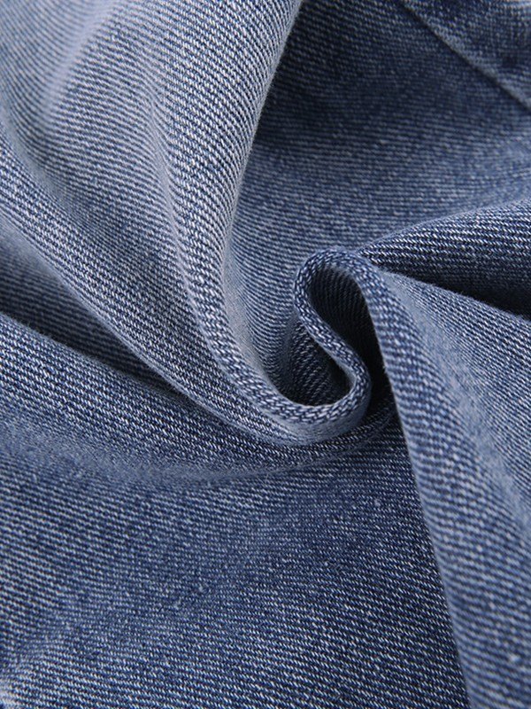 Boyfriend-Fit Cargo-Jeans mit Taschenaufnäher-8