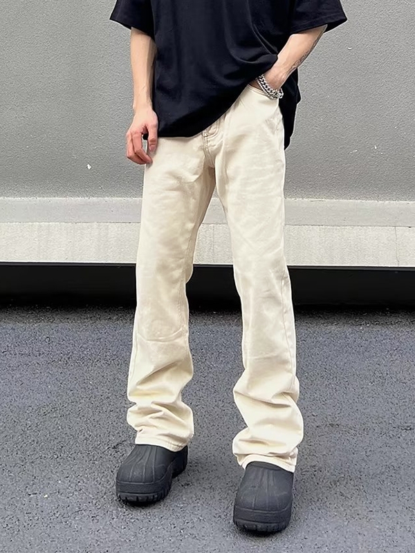 Weite, lockere Jeans in Vintage-Waschung für Herren-2