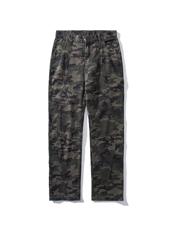 Camouflage-Design ist eine lockere Nischenjeans-5