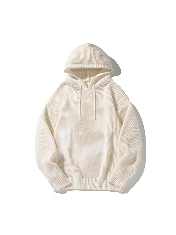 Lässiger, verstellbarer Strickpullover-2