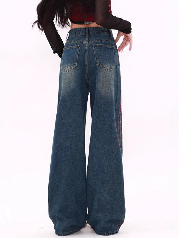 Heavy Industry – Boyfriendjeans mit Hot Drilling-Muster-3