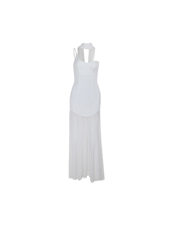 Elegante und eng anliegende Maxikleider mit Schleife-3