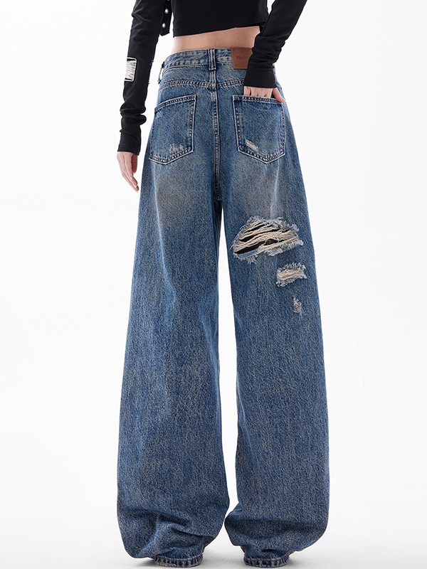 American Retro – Boyfriendjeans mit Lochmuster-2
