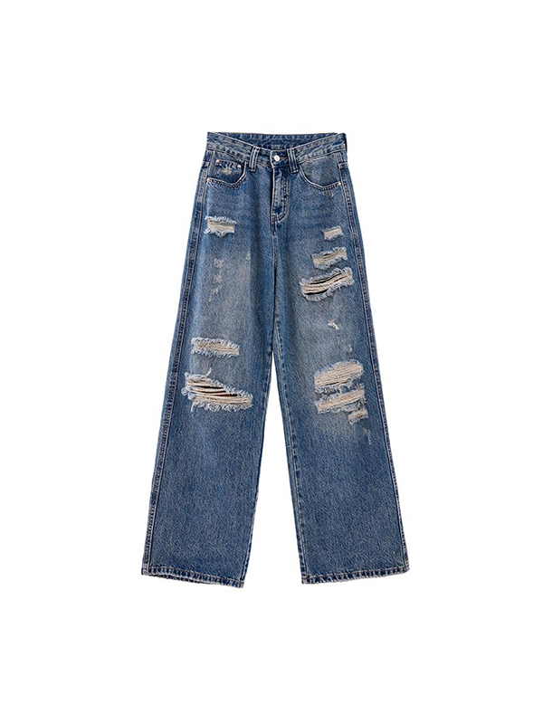 American Retro – Boyfriendjeans mit Lochmuster-4