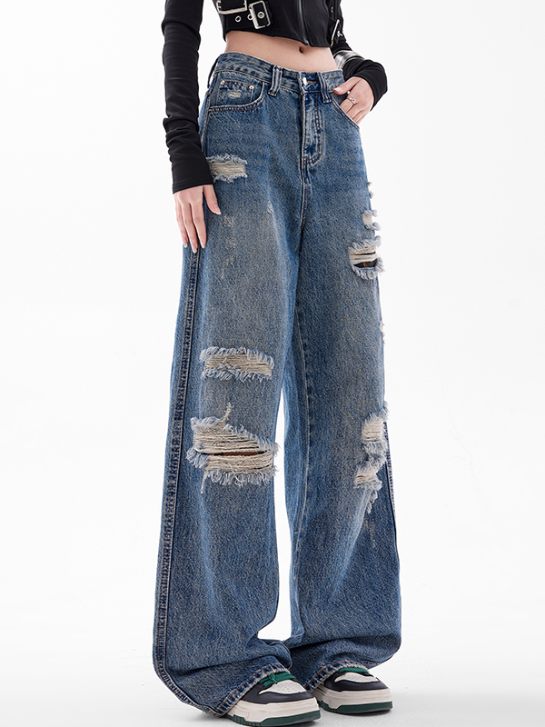 American Retro – Boyfriendjeans mit Lochmuster-3