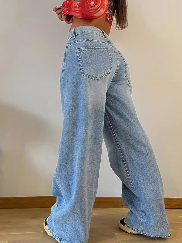 Lockere Boyfriendjeans im Retro-Stil aus Amerika-2