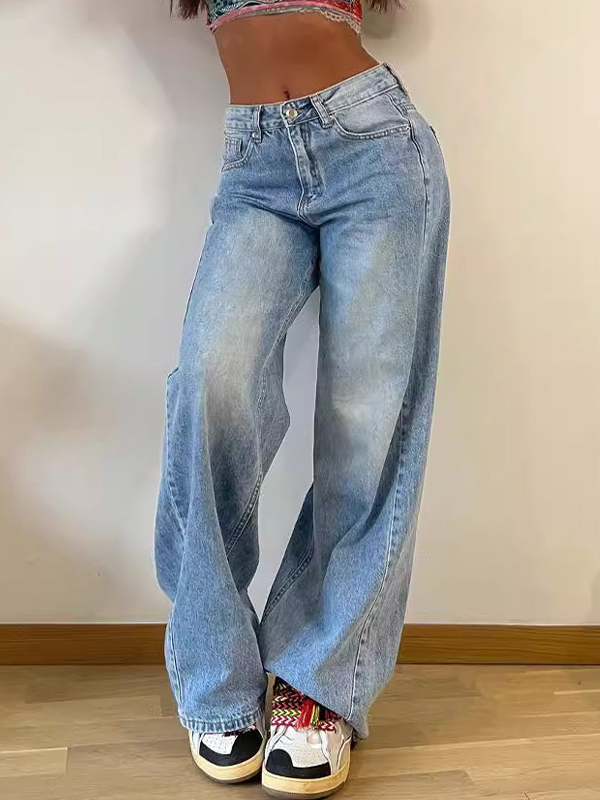 Lockere Boyfriendjeans im Retro-Stil aus Amerika-1