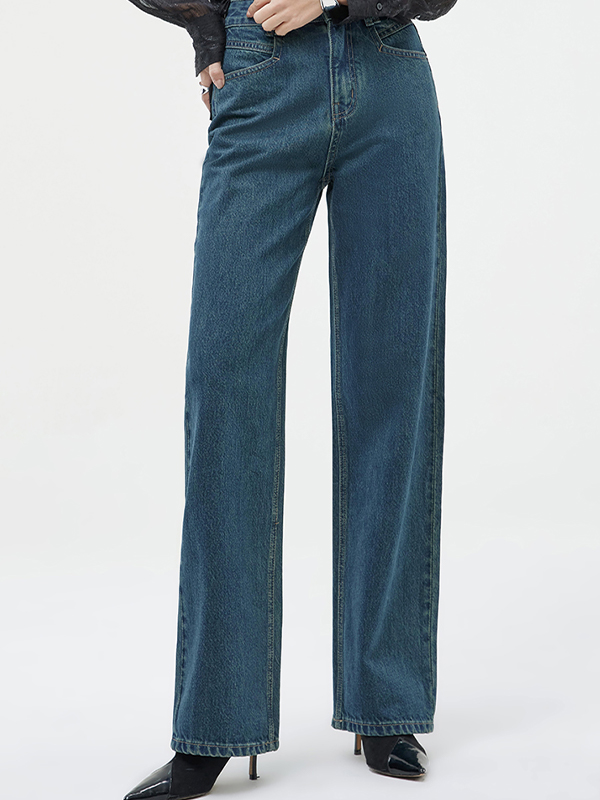 Lockere, weit geschnittene, modische und vielseitige Boyfriendjeans-3