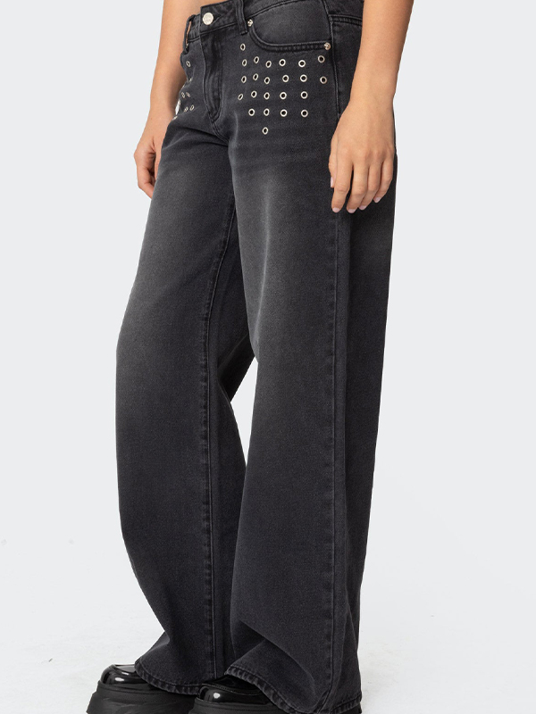 Baggy-Boyfriendjeans mit niedriger Taille-2