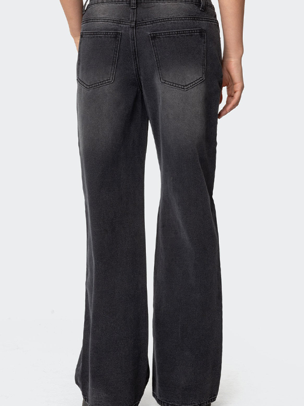 Baggy-Boyfriendjeans mit niedriger Taille-3