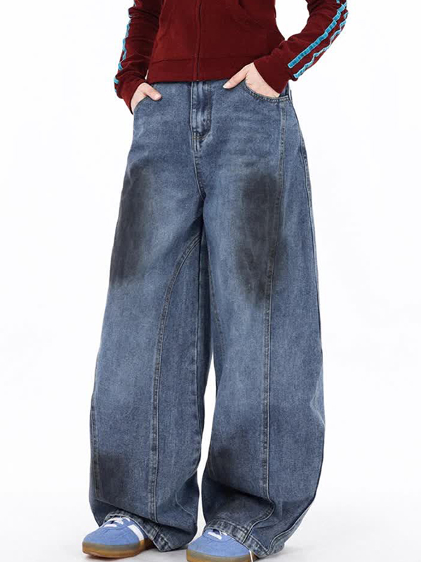 American Retro – Boyfriendjeans mit gebogenem Messer-2