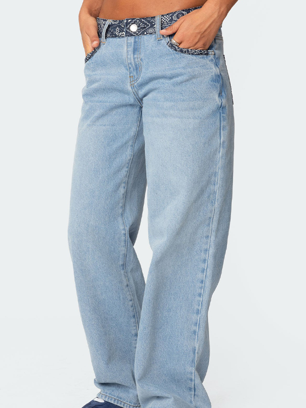 Boyfriendjeans mit niedriger Taille-1
