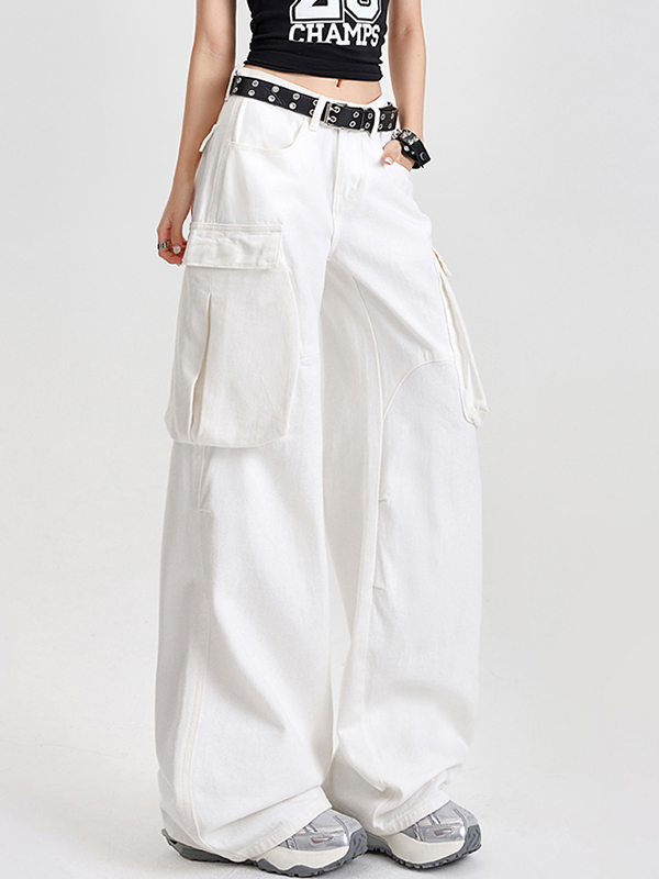 Locker sitzende, gerade geschnittene Boyfriendjeans-1