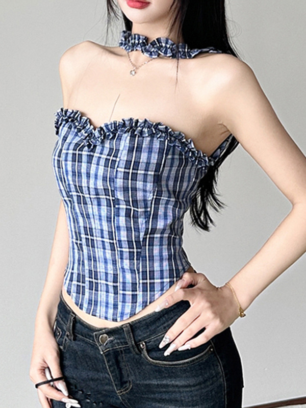 Bandeau-Top im Retro-Girl-Stil-3