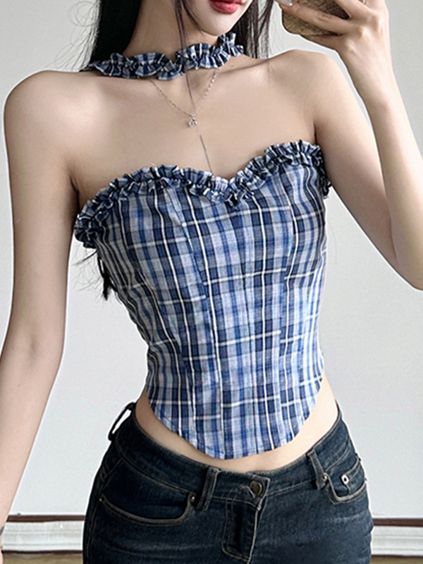 Bandeau-Top im Retro-Girl-Stil-1