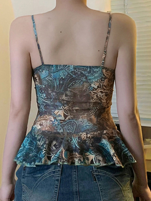 Camisole-Oberteil mit American Vintage-Print-3