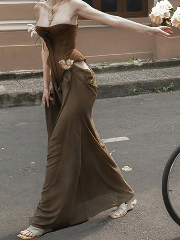Maxikleid „Cubic Butterfly Clash“-3