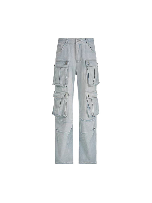 Cargojeans mit mehreren Taschen zum Wischen-4