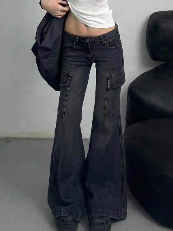 Amerikanische Retro-Schlagjeans-4