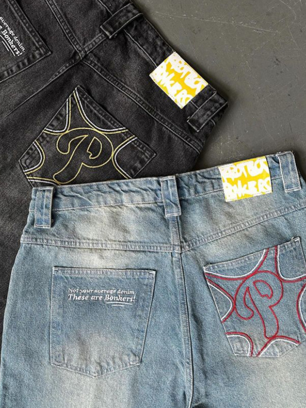 Boyfriendjeans mit Vintage-Stickerei-3