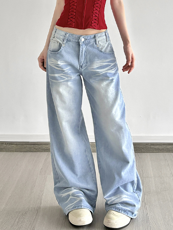 Amerikanische Streetstyle Vintage Boyfriendjeans-1