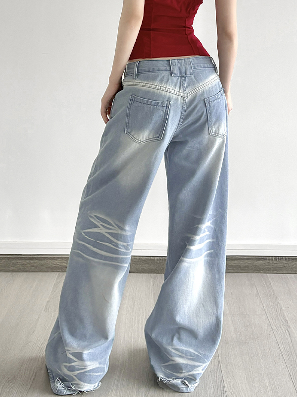 Amerikanische Streetstyle Vintage Boyfriendjeans-2