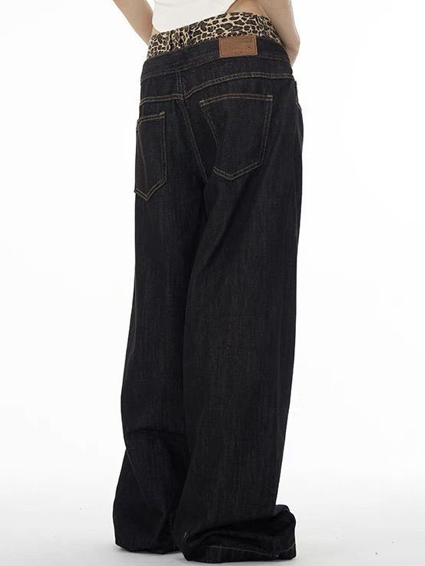 Boyfriendjeans im Retro-Design mit Leopardenmuster-2