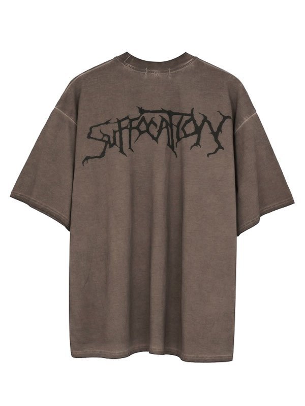 Vintage Cherub Grafik T-Shirt-1