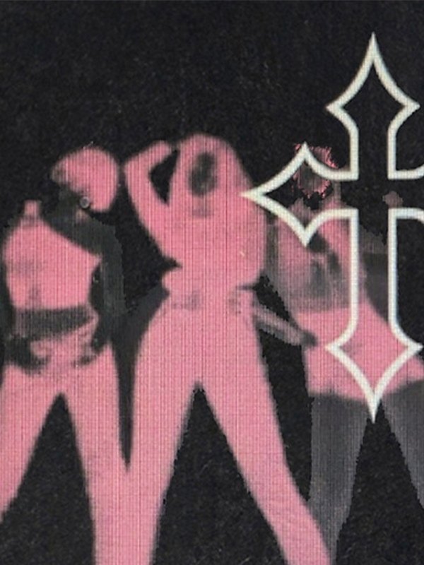 Kurzärmliges T-Shirt mit Vintage-Figur für Herren-2