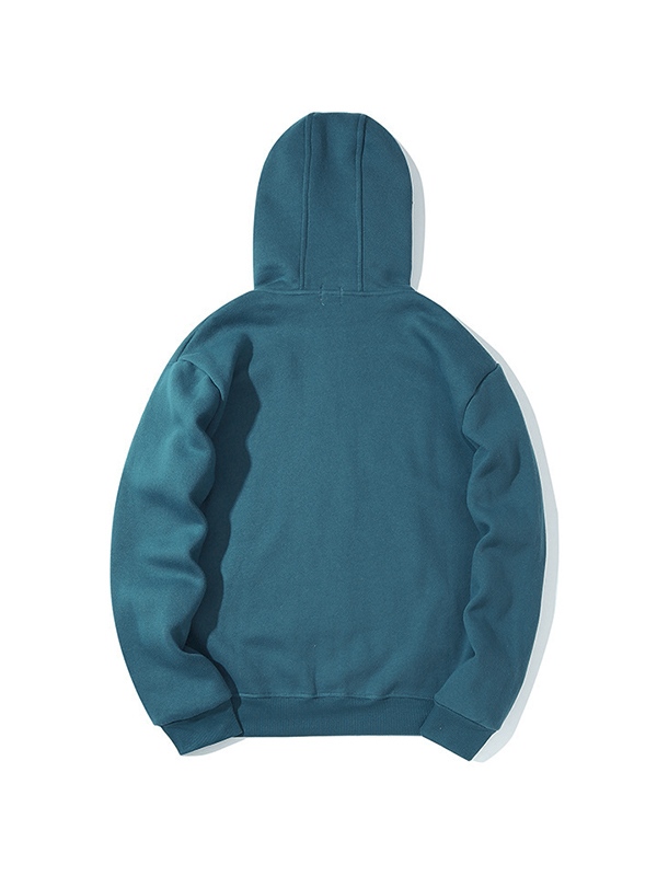 Übergroßer Kapuzenpullover mit Linsenreißverschluss für Herren-1