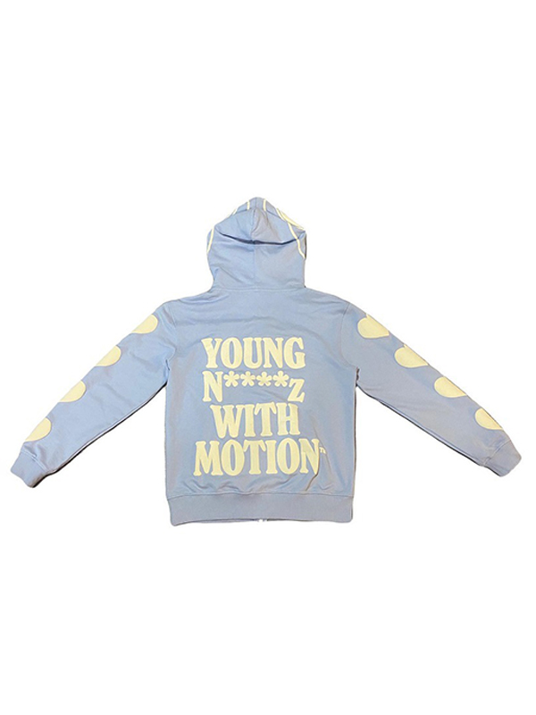 Herren-Kapuzenpullover mit Hip-Pop-Buchstaben-Herz-Aufdruck in Übergröße-1