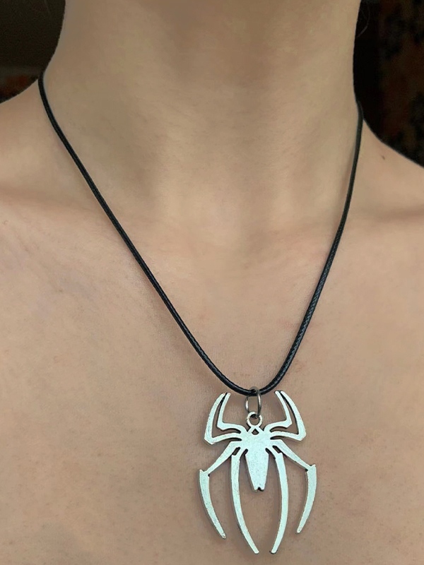 Hip-Pop-Spider-Anhänger-Halskette-1