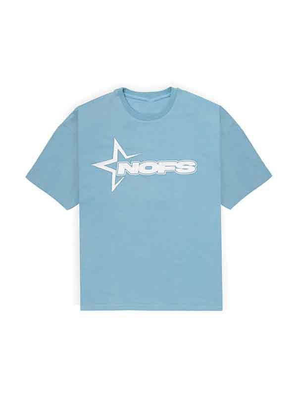 Übergroßes Kurzarm-T-Shirt für Herren mit Sternenmuster-1