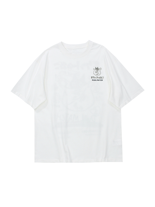Street-Kurzarm-T-Shirt für Herren in Übergröße-1