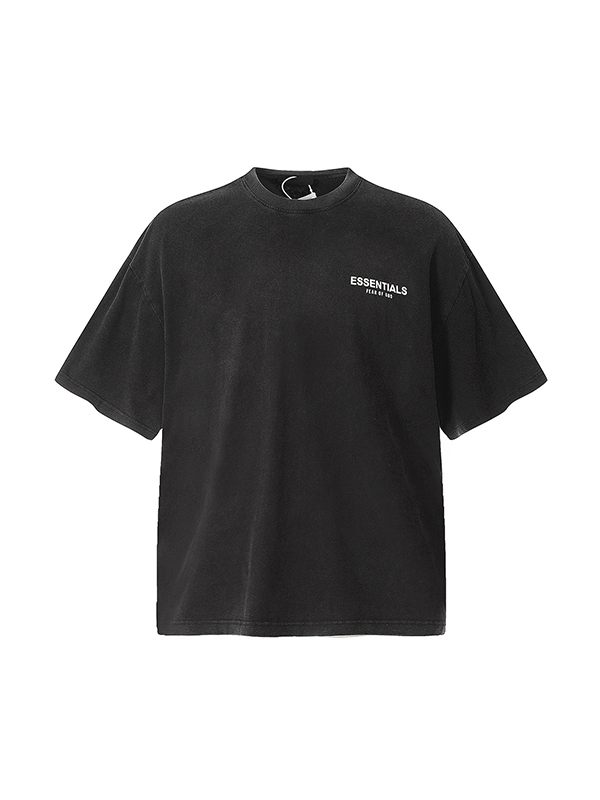 Übergroßes, kurzärmliges T-Shirt mit Flügel-Print für Herren-2