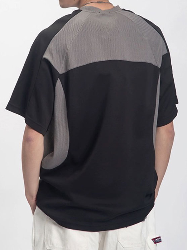 Übergroßes kurzärmliges T-Shirt für Herren-1