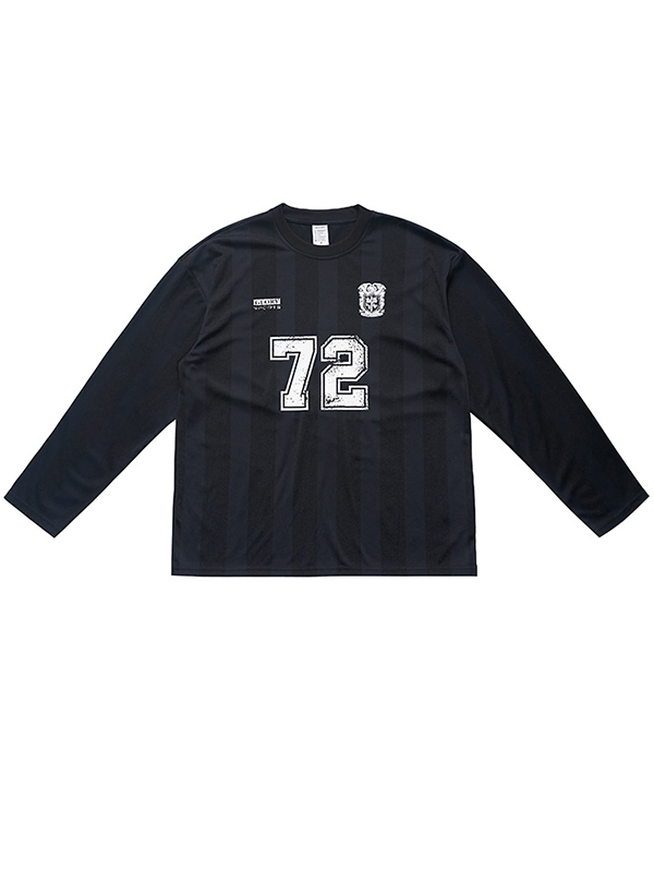 Übergroße Langarm-Sweatshirts mit Schriftzug für Herren-1