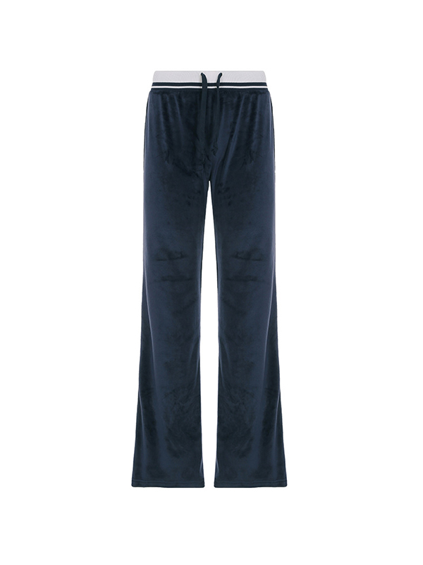 Schlaghose mit Kontraststreifen-3