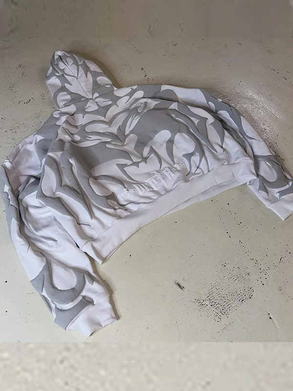 Übergroßer Hoodie mit Grafik für Herren-1