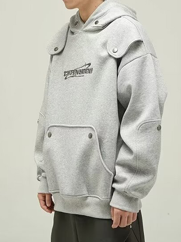 Übergroßer Hoodie für Herren-2